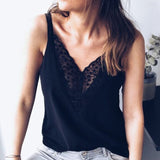 Summer  Sexy V-Neck Sleeveless Blouse Shirt Women Elegant Solid Loose Hollow Out Tops New Lady Off Shoulder Plus Size Blusa