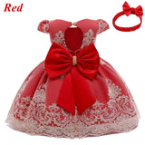 Baby Girls Christmas Dress 3 6 9 12 18 24 Months Toddler Newborn Lace Princess Dress 1 Year Old Birthday Party New Year Costume