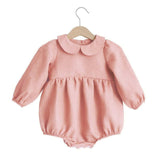 Baby Girl Rompers for 0-24M Long Sleeve Romper Jumpsuits One-piece New Fashion 100% Organic Cotton Newborn Baby Girl Clothes