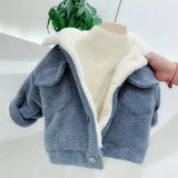 deanwangkt new Baby Girl Boy winter Spring Autumn Plush Coats Jackets Fashion cotton down Kids Children Overwear Clothes