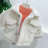 deanwangkt new Baby Girl Boy winter Spring Autumn Plush Coats Jackets Fashion cotton down Kids Children Overwear Clothes