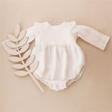 Baby Girl Clothes 0-2T Long Sleeve Romper Jumpsuits One-piece New Fashion 100% Organic Cotton Newborn Baby Girl Rompers