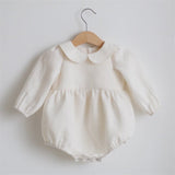 Baby Girl Clothes 0-2T Long Sleeve Romper Jumpsuits One-piece New Fashion 100% Organic Cotton Newborn Baby Girl Rompers