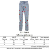 Waatfaak Blue Denim Skinny Jeans Woman High Waist Pocket Star Patchwork Jeans Vintage Y2K 90S Aesthetic Cargo Pants Straigh Leg